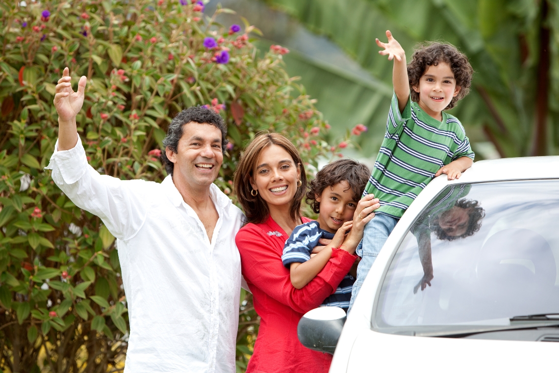 new car Indian family